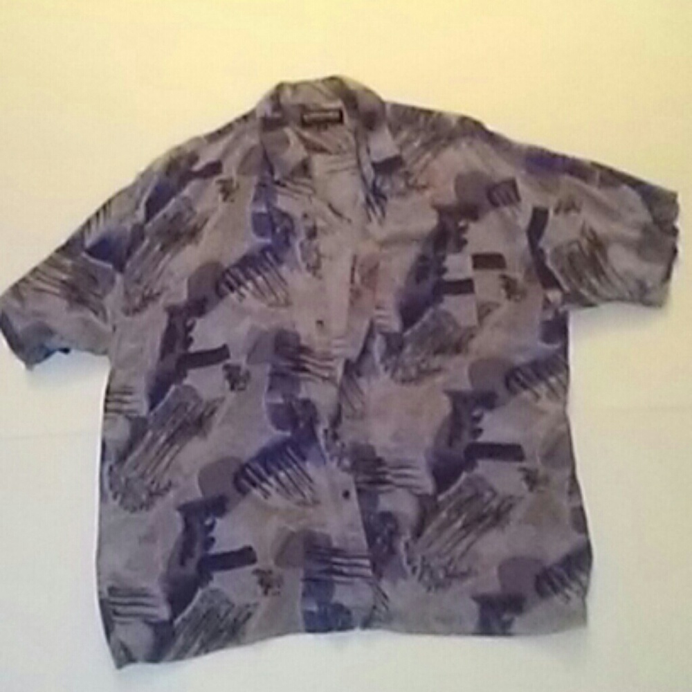 Mens vintage 1990s casual button up.
